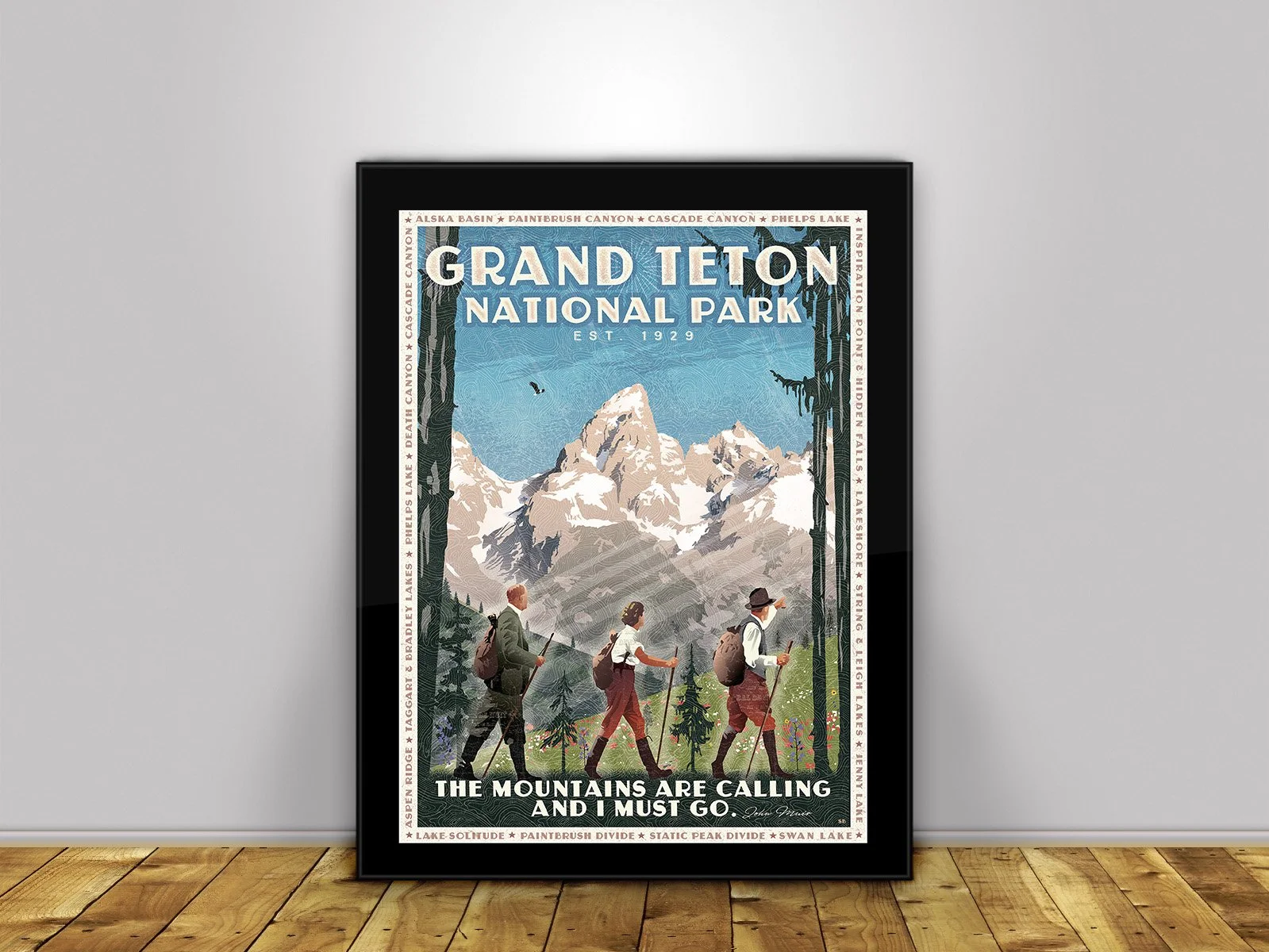 Mountains are Calling Poster Print : Grand Teton National Park